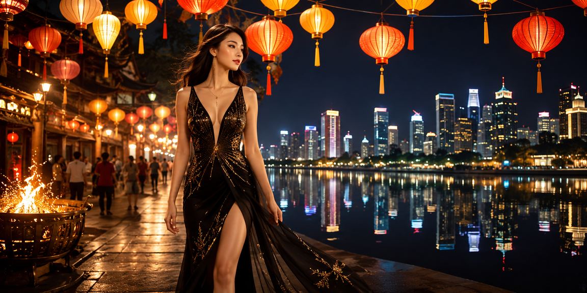Cảnh cược thể thao tại chợ đêm Huế với ánh đèn lung linh về đêm